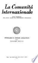 La Comunità internazionale