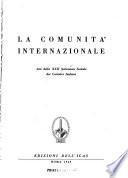 La comunità internazionale