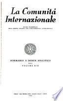 La Comunità internazionale