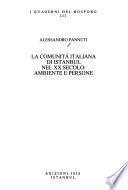 La comunità italiana di Istanbul nel XX secolo