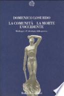 La comunità, la morte, l'Occidente
