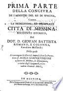 La Congiura De I Ministri Del Re Di Spagna, Contro La Fedelissima, Ed Esemplare Citta Di Messina