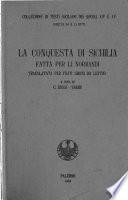 La conquesta di Sichilia fatta per li Normandi