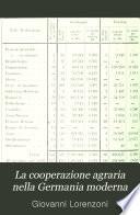 La cooperazione agraria nella Germania moderna