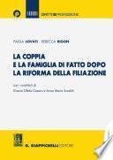 La coppia e la famiglia di fatto dopo la riforma della filiazione