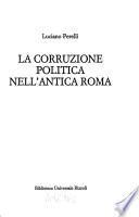 La corruzione politica nell'antica Roma