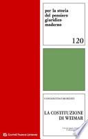 La Costituzione di Weimar