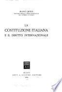La Costituzione italiana e il diritto internazionale