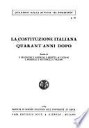 La Costituzione italiana quarant'anni dopo