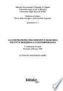 La costruzione dell'identità maschile nell'età moderna e contemporanea