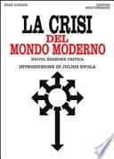La crisi del mondo moderno