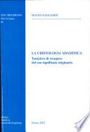 La cristologia adamitica