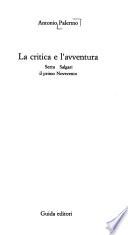 La critica e l'avventura