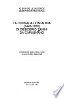 La cronaca contadina (1447-1630) di Desiderio Zanini da Capugnano
