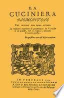 La cuciniera piemontese (rist. anast. 1771)