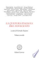La cultura italiana del Novecento