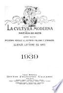 La cultura moderna rivista quindicinale illustrata