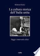 La cultura storica dell’Italia unita