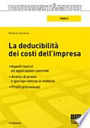 La deducibilità dei costi dell'impresa