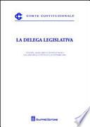 La delega legislativa