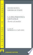 La delinquenza giovanile. Teorie ed analisi