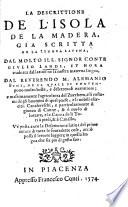 La descrittione de l'Isola de la Madera