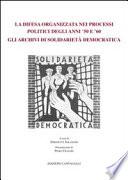 La difesa organizzata nei processi politici degli anni '50 e '60