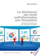 La disclosure sui rischi nell’informativa non finanziaria