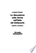 La discussione sulla donna nell'Italia del Settecento