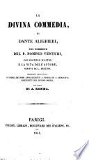La divina commedia, col com. del p. P. Venturi, ed. per opera di A. Ronna