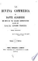 La divina commedia, con note raccolte dal dott. G. Francesia