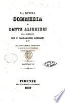La Divina Commedia di Dante Alighieri col comento del P. Baldassarre Lombardi m. c. ora nuovamente arricchito di molte illustrazioni edite ed inedite. Volume 1.[-3.]