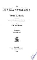 La Divina commedia di Dante Alighieri: Il paradiso