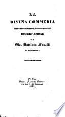 La divina commedia, opera sacra-morale, storica-politica