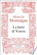 La fame di Venere