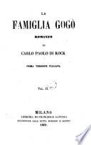 La famiglia Gog A o romanzo
