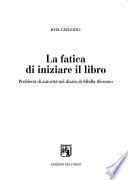 La fatica di iniziare il libro