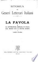 La favola e la letterature esopiana in Italia