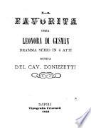 La favorita ossia Leonora di Gusman