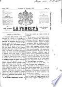 La fedeltà giornale quindicinale della Società romana dei reduci dalle battaglie in difesa del papato