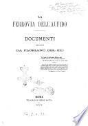 La ferrovia dell'Aufido documenti raccolti da Floriano Del Zio