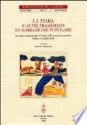 La fiaba e altri frammenti di narrazione popolare
