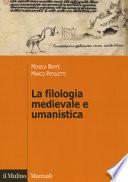 La filologia medievale e umanistica