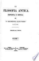 La filosofia antica