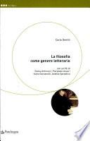 La filosofia come genere letterario
