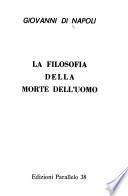 La filosofia della morte dell'uomo
