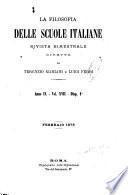 La filosofia delle scuole italiane