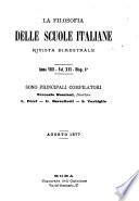 La Filosofia delle scuole italiane