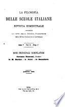 La filosofia delle scuole italiane