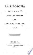 La filosofia di Kant
